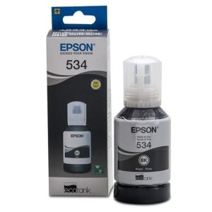 Botella De Tinta Epson 534 T534120-AL Negro Para Impresora Epson EcoTank M1100 / M1120 / M1180 / M2120 / M2140 / M2170 / M3170 / M3180