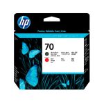 Cabezal Hp 70 C9409A Matte Black, Red