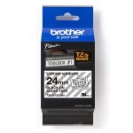 Cinta Brother Tze-S151 24 mm x 8.00 mts Negro En Claro Industrial