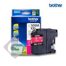 Tinta Brother LC505M Magenta, Compatibilidad Impresora Brother DCP-J100, DCP-J105, MFC-J200W, Rendimiento 1,300 Páginas, Envios A Nivel Nacional - Perú.
