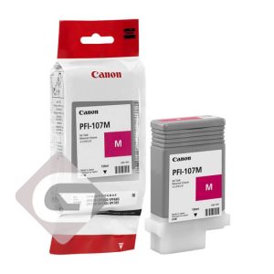 Tinta Canon PFI-107M Magenta, Compatibilidad Impresora Canon imagePROGRAF iPF670, MFP iPF770, MFP iPF680, iPF685, iPF780, iPF785, Contenido 130ml