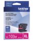 Tinta Brother LC-103M Magenta, Compatibilidad Impresora Brother DCP-J152W, MFC-J245, J285DW, J450DW, J470DW, J475DW, J6500DW, MFC-J4310DW, J4410DW.