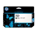 Tinta Hp 727A B3P22A Matte Black 130 mililitros Original, Compatibilidad diseñado para impresora Hp DesignJet T1500, T1530, T920, T930, T2530, T2500, T2530, T2500.