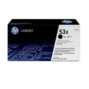 Toner Hp 53x Negro Q7553x, Para Hp M2727, M2727nf Mfp, M2727nfs Mfp, P2014, P2014n, P2015, P2015d, P2015dn, P2015n, P2015x, Rendiminto 3.000 Paginas