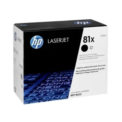 Toner Hp 81X CF281X MFP M630 Negro 25K Pag