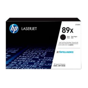 Toner Hp 89X CF289X Negro compatible con Impresoras HP LaserJet M507dn/M507x/M528z/M528dn/M528/E52645dn/E52645c, rendimiento 10k