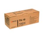 Toner Kyocera TK-18 370PU010 Black, Para Impresora Kyocera FS-1018 / FS-1020D / FS-1050 / KM-1500 / KM-1815 / KM-1820, Rendimiento 7,200 Páginas