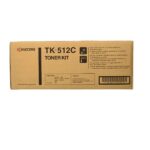 Toner Kyocera TK-512C Color Cyan, Para Impresora Kyocera ECOSYS FS-C5020N, FS-C5025N, FS-C5030N, Rendimiento 8,000 Páginas
