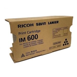 Toner Ricoh 418477 IM 600 Negro, Para Impresora Ricoh IM 550F, IM 600SRF, P 800, P 801. Rendimiento 25.500 Páginas. | Venta De Toner Ricoh En Lima - Perú.