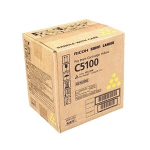Toner Ricoh 828351 Pro C5100 Amarillo, Compatibilidad con impresora Ricoh Pro C5100s, C5110s, rendimiento: 52,000 Paginas .