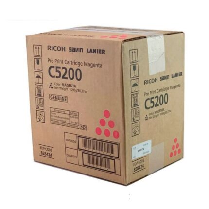 Toner Ricoh 828424 C5200 Magenta, compatibilidad con impresora Ricoh Lanier Pro C5200s, C5210s, Ricoh Savin Pro C5200S, Pro C5210s, rendimiento 24,000 Páginas