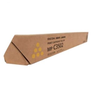 Toner Ricoh 841736 Yellow Para Impresora Ricoh Aficio MP C3002, MP C3502, Lanier MP C3002, MP C3502, Savin MP C3002, MP C3502, Rendimiento 18.000 Páginas.