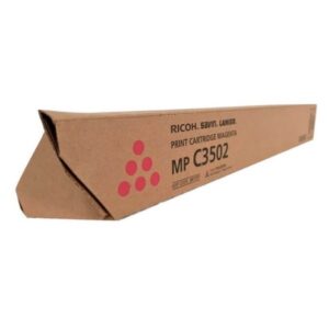 Toner Ricoh 841737 Magenta Para Impresora Ricoh Aficio MP C3002, MP C3502, Lanier MP C3002, MP C3502, Rendimiento 18.000 Páginas.