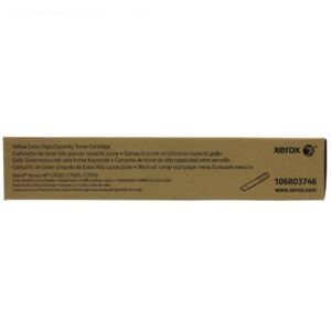 Toner Xerox 106R03746 Color Amarillo, Para Impresora Xerox Versalink C7020 / Versalink C7025 / Versalink C7030, Rendimiento 16,500 Páginas
