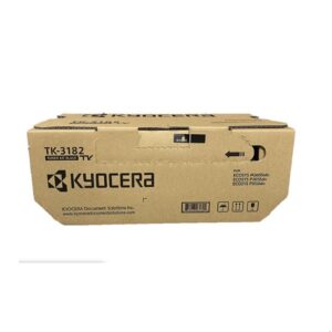 Toner Kyocera tk-3182 Negro 21000 paginas, para impresoras Kyocera FS-P3055DN/P3155DN/ FS-M3655IDN de venta en Lima Negro original.