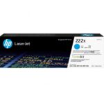 Toner HP W2221X 222X  Cyan, Para impresoras LaserJet Pro 3201 |3204| 3303 |MFP 3288DN |3388SDW |3388FDW, Rendimiento 2,500 Págs.