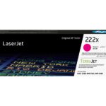 Toner HP W2223X 222X Magenta, Para impresoras LaserJet Pro 3201 |3204| 3303 |MFP 3288DN |3388SDW |3388FDW Rendimiento 2500 Pags.
