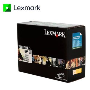 Toner Lexmark T654X11L color Negro para Impresoras Lexmark T656DNE, T654DN con rendimiento de 36000 páginas. Envíos a nivel nacional.